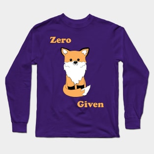 Zero Fox Given Long Sleeve T-Shirt